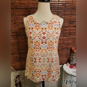 a.n.a Multicolor Floral Sleeveless Blouse